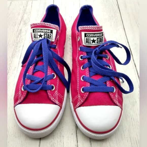 Converse East Coast Chuck Taylor Junior Sneakers Running Shoes SZ 5.5 Pink Kids - Picture 2 of 16